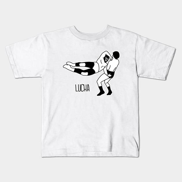 Lucha6 Kids T-Shirt by RK58